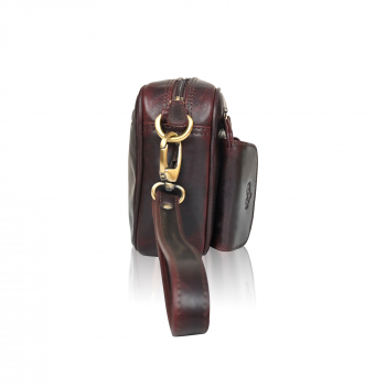Leder Handgelenktasche für Unisex aus Rindleder 23- (147A) Herrentasche echtes Leder Tasche Bag Neu